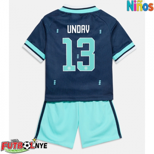 Camiseta Alemania Deniz Undav #13 Visitante Equipación para niños Mundial 2026 manga corta (+ pantalones cortos)
